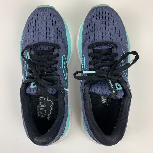 Brooks Women's Athletic Shoes - Navy and Teal - Picture 10 of 13